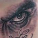 Tattoos - eyes on throat  - 10936